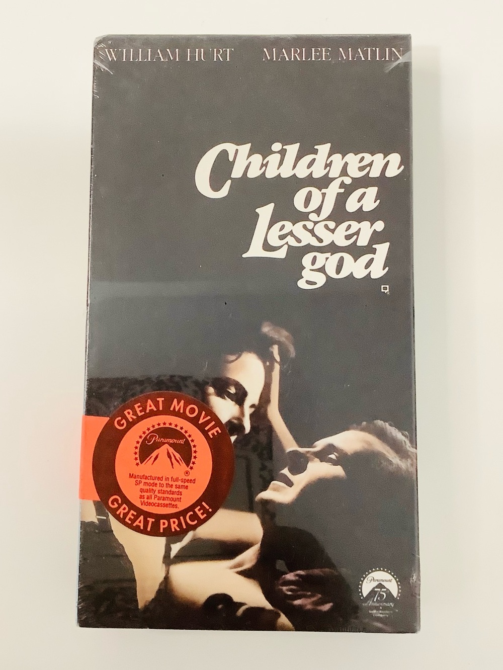 Children of a Lesser God Sealed 1986 VHS Tape Movie Classic Drama Paramount
